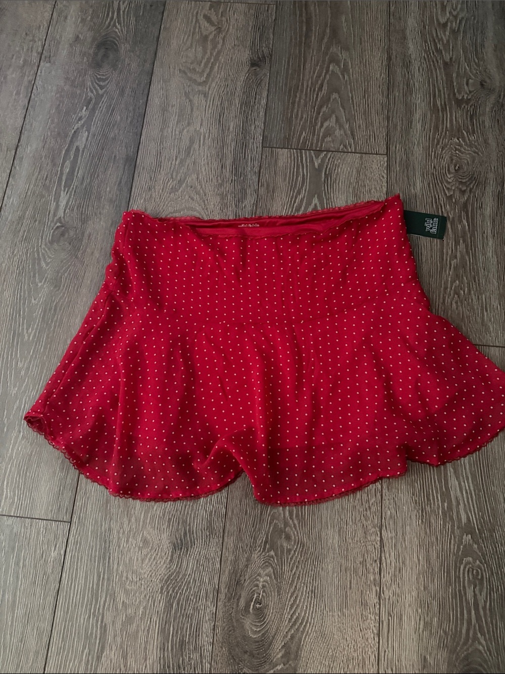 wild fable Red Polka Dot Skort